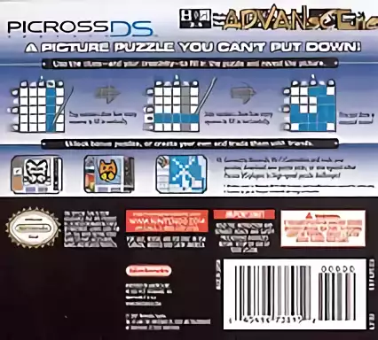 Image n° 2 - boxback : Picross DS